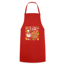 Lade das Bild in den Galerie-Viewer, Küchenschürze für Männer - Pizza - Rot
