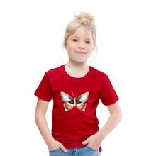 Lade das Bild in den Galerie-Viewer, Kinder Premium T-Shirt mit Schmetterling - Rot
