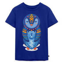 Lade das Bild in den Galerie-Viewer, Kinder Premium T-Shirt - Pinguin Mama mit Baby - Royalblau
