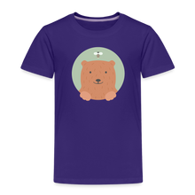 Lade das Bild in den Galerie-Viewer, Kinder Premium T-Shirt - Bär und Biene - Lila
