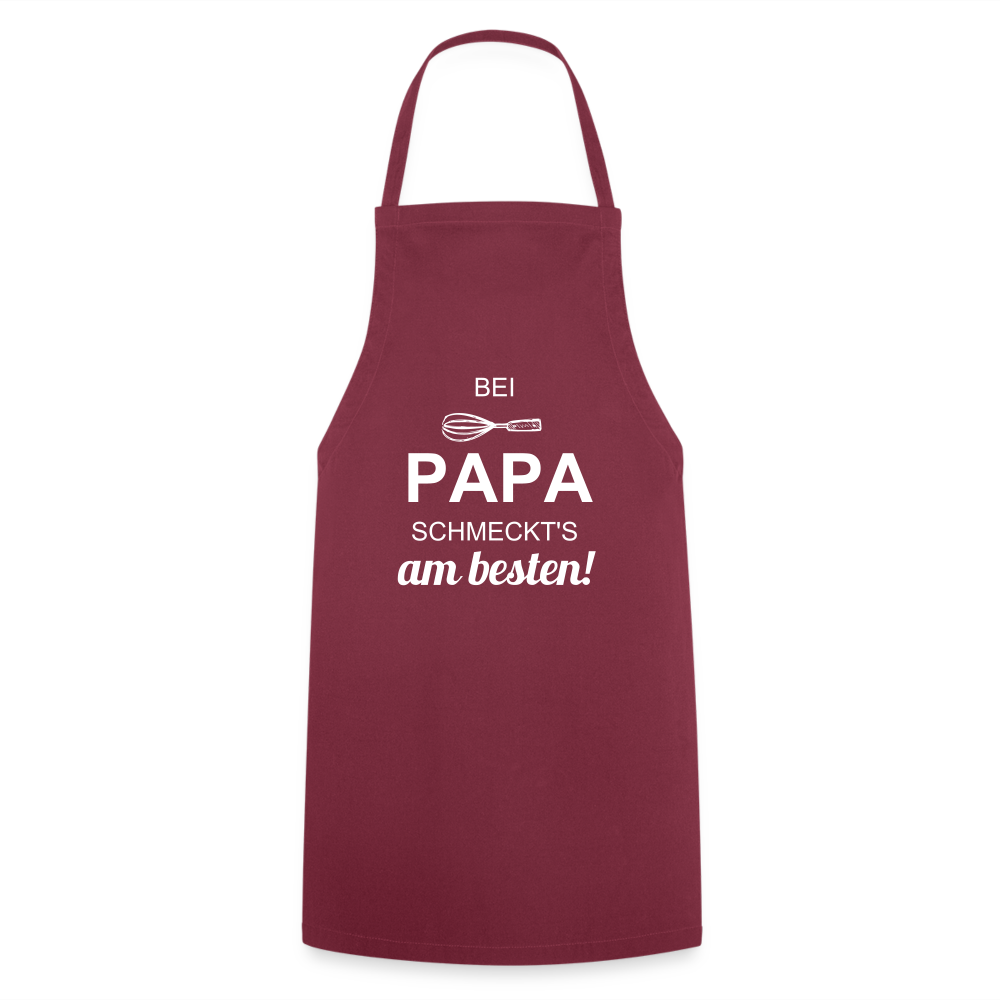 Kochschürze für Männer - bei PAPA schmeckt's am besten! - Bordeaux