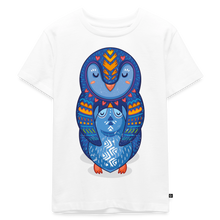 Lade das Bild in den Galerie-Viewer, Kinder Premium T-Shirt - Pinguin Mama mit Baby - Weiß
