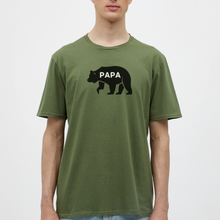 Lade das Bild in den Galerie-Viewer, Männer T-Shirt - Papa Bär - Militärgrün
