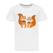 Lade das Bild in den Galerie-Viewer, Kinder Premium T-Shirt - Eichhörnchen - Weiß
