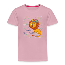 Lade das Bild in den Galerie-Viewer, Kinder Premium T-Shirt - Du bist großartig! - Hellrosa
