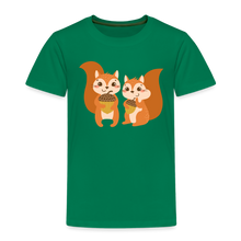 Lade das Bild in den Galerie-Viewer, Kinder Premium T-Shirt - Eichhörnchen - Kelly Green
