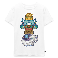 Lade das Bild in den Galerie-Viewer, Kinder Premium T-Shirt - Tiere mit Mustern - Weiß
