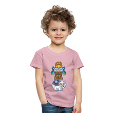 Lade das Bild in den Galerie-Viewer, Kinder Premium T-Shirt - Tiere mit Mustern - Hellrosa
