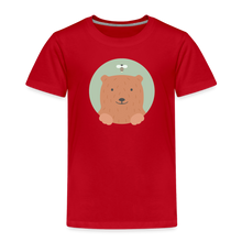 Lade das Bild in den Galerie-Viewer, Kinder Premium T-Shirt - Bär und Biene - Rot
