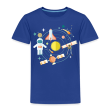 Lade das Bild in den Galerie-Viewer, Kinder Premium T-Shirt - Raumfahrt und Weltall - Königsblau
