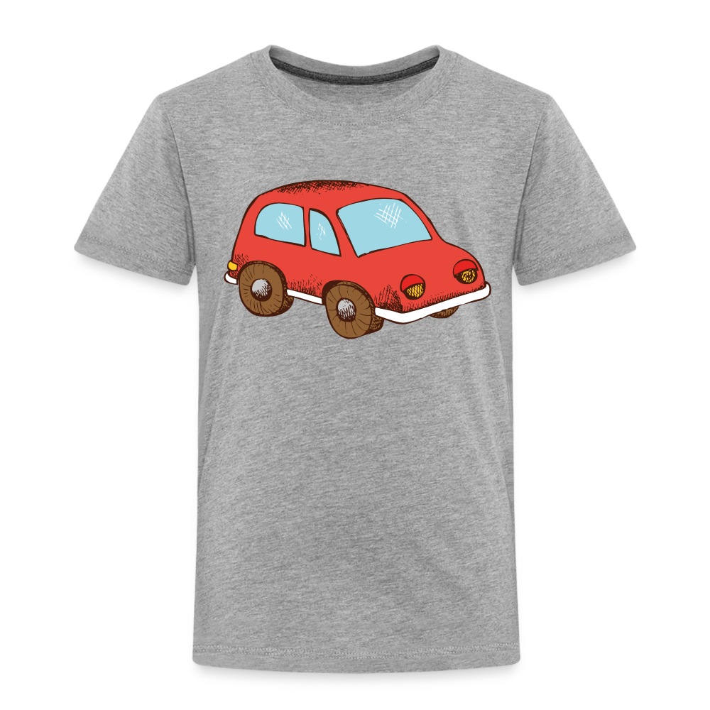 Kinder Premium T-Shirt - Auto - Grau meliert