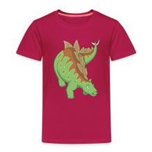 Lade das Bild in den Galerie-Viewer, Kinder Premium T-Shirt - Dinosaurier Stegosaurus - dunkles Pink
