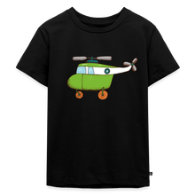 Lade das Bild in den Galerie-Viewer, Kinder Premium T-Shirt - Hubschrauber - Schwarz
