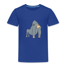 Lade das Bild in den Galerie-Viewer, Kinder Premium T-Shirt mit Gorilla - Königsblau
