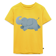 Lade das Bild in den Galerie-Viewer, Kinder Premium T-Shirt - glücklicher Elefant - Sonnengelb
