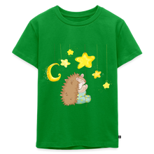 Lade das Bild in den Galerie-Viewer, Kinder Premium T-Shirt - Igel mit Sternen - Grün
