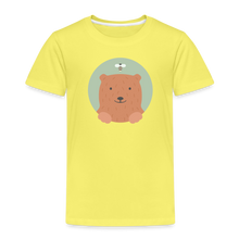 Lade das Bild in den Galerie-Viewer, Kinder Premium T-Shirt - Bär und Biene - Gelb
