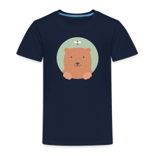 Lade das Bild in den Galerie-Viewer, Kinder Premium T-Shirt - Bär und Biene - Navy
