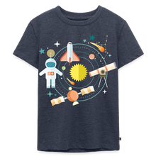Lade das Bild in den Galerie-Viewer, Kinder Premium T-Shirt - Raumfahrt und Weltall - Jeansblau 
