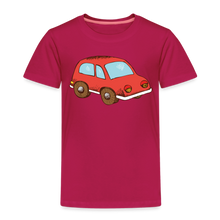 Lade das Bild in den Galerie-Viewer, Kinder Premium T-Shirt - Auto - dunkles Pink
