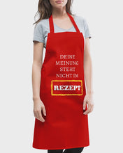 Laden und Abspielen von Videos im Galerie-Viewer, Kochschürze - Deine Meinung steht nicht im Rezept
