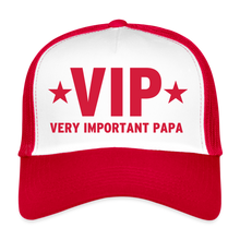Lade das Bild in den Galerie-Viewer, Cap - VIP Very Important Papa - Weiß/Rot
