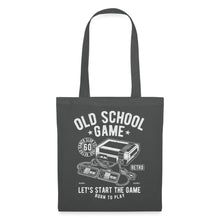 Lade das Bild in den Galerie-Viewer, Jutebeutel Vintage Gaming - Graphite
