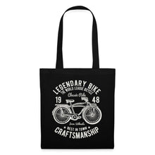 Lade das Bild in den Galerie-Viewer, Vintage Jutebeutel Legendary Bike - Schwarz
