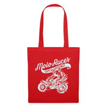 Lade das Bild in den Galerie-Viewer, Vintage Stoffbeutel Moto Racer - Rot
