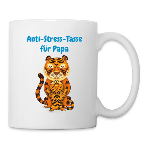 Anti-Stress-Tasse für Papa - Weiß