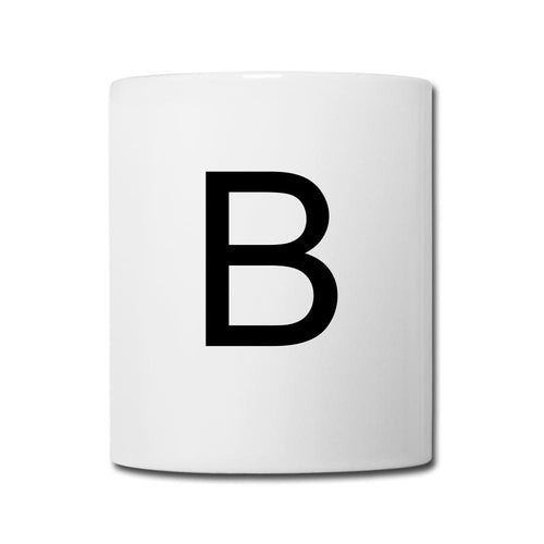 Design Letters Buchstaben B - Weiß