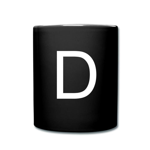 Design Letters Buchstaben D - Schwarz