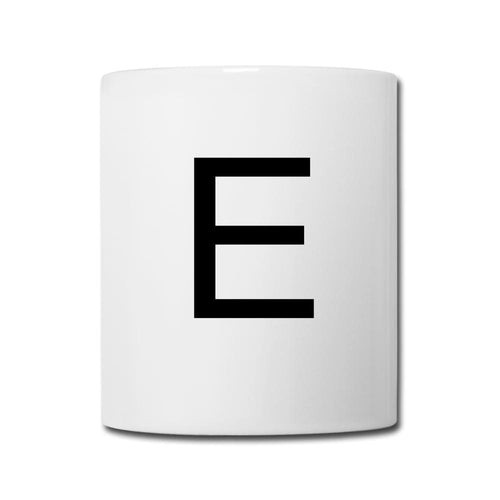 Design Letters Buchstaben E - Weiß