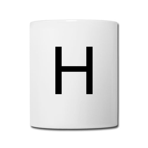 Design Letters Buchstaben H - Weiß