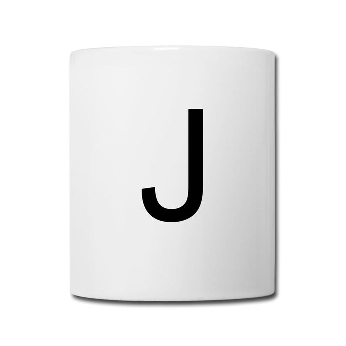 Design Letters Buchstaben J - Weiß