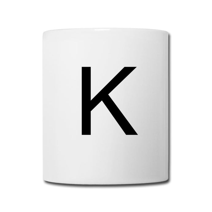 Design Letters Buchstaben K - Weiß