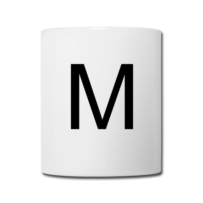 Design Letters Buchstaben M - Weiß
