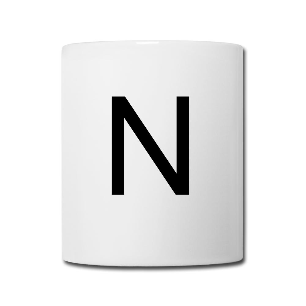 Design Letters Buchstaben N - Weiß