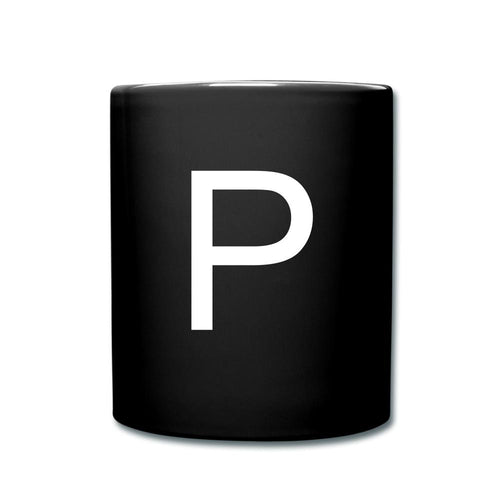 Design Letters Buchstaben P - Schwarz