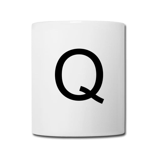 Design Letters Buchstaben Q - Weiß