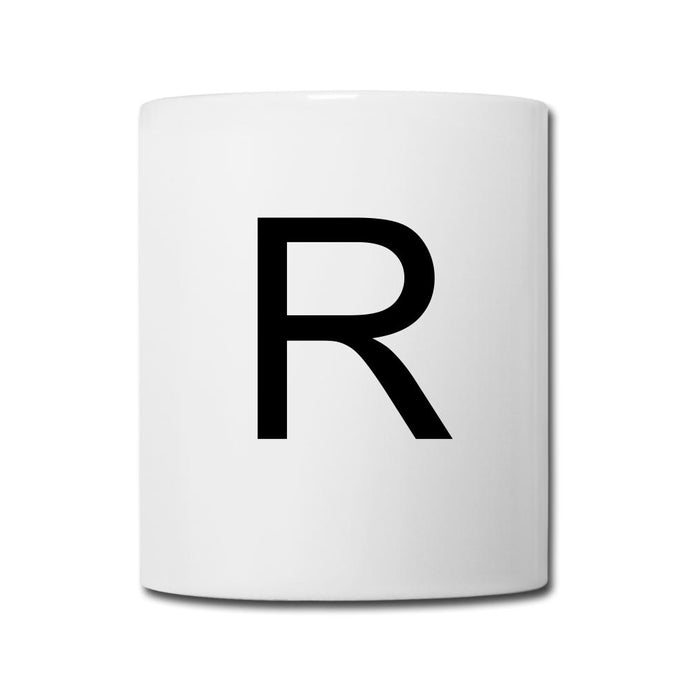 Design Letters Buchstaben R - Weiß