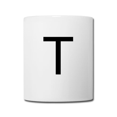 Design Letters Buchstaben T - Weiß