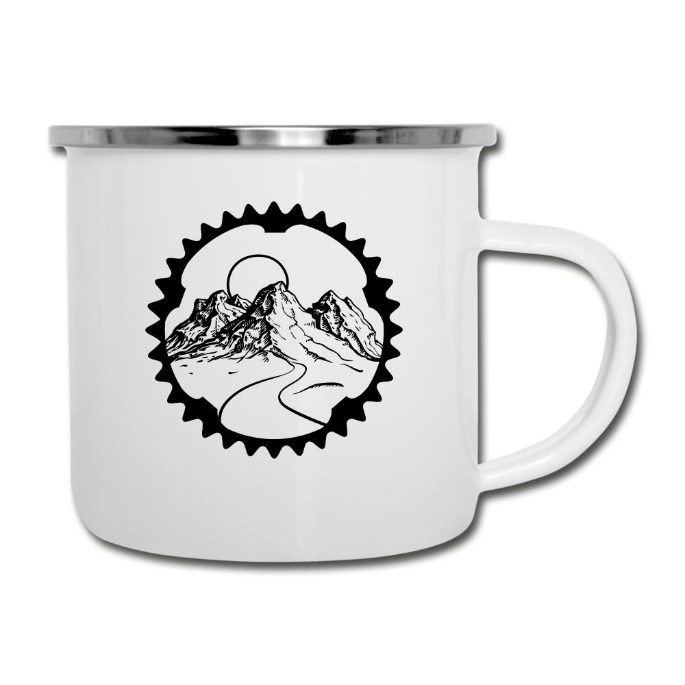 Printplanet Emaille-Tasse Mit Namen Daniela – Metallbecher Mit Engel-Design, 400 Ml, Silberner Rand