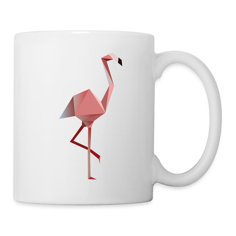 Flamingo Tasse - 3D - white
