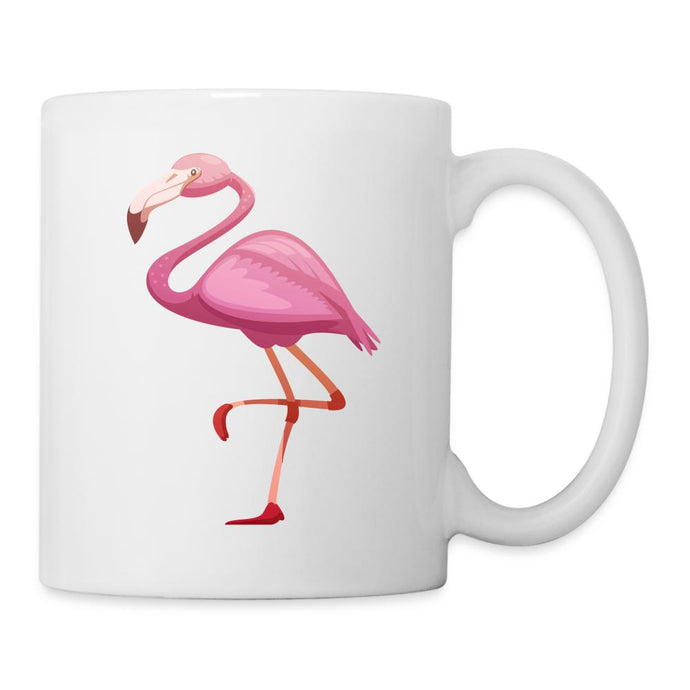 Flamingo Tasse - white