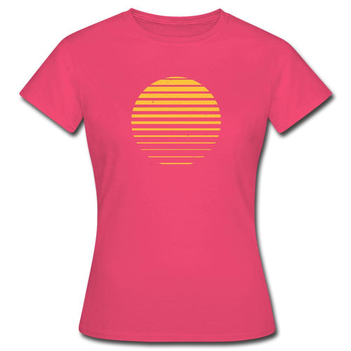 Frauen T-Shirt - Sonnenuntergang - Azalea