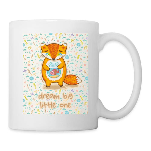 Fuchs Tasse - dream big little one - white