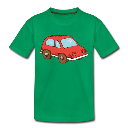 Kinder T-Shirt - Auto - Kelly Green