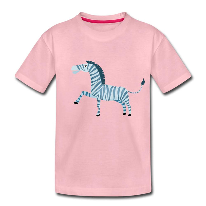 Kinder T-Shirt - Zebra - Hellrosa