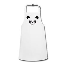 Lade das Bild in den Galerie-Viewer, Kinderschürze mit Panda - Weiß
